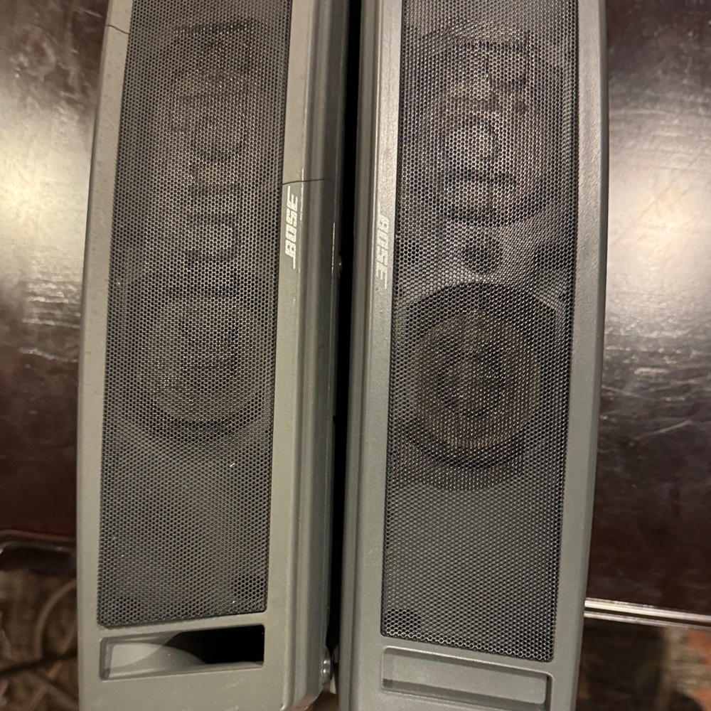 Bose Dual Gray Audio Speakers